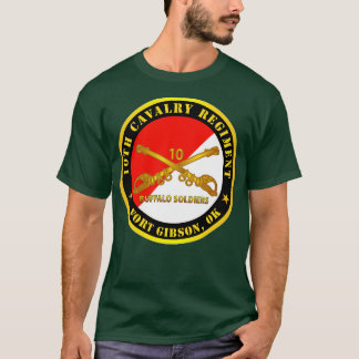 T-shirt 10e régiment de cavalerie Fort Gibson OK Buffalo S