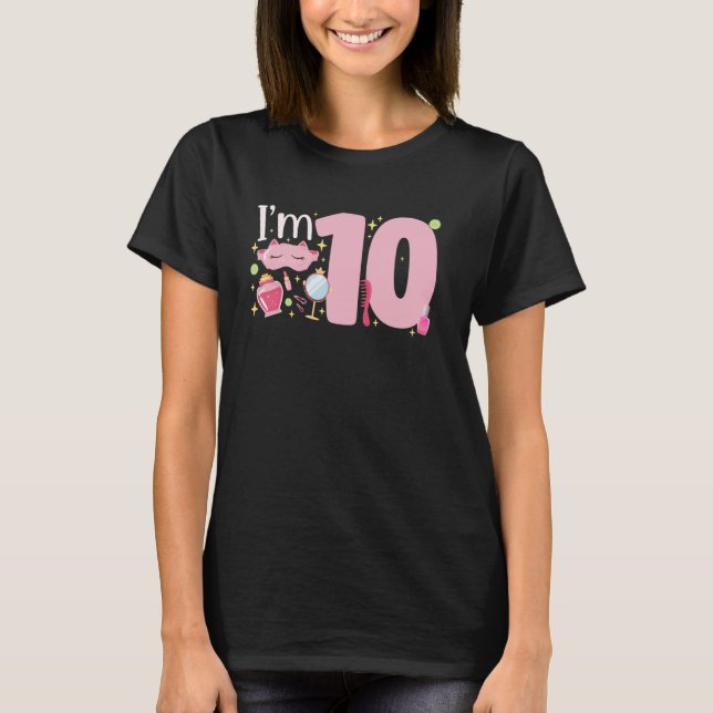 T-shirt 10e Spa Anniversaire 10 ans Spa B Jour Filles Spa (Devant)