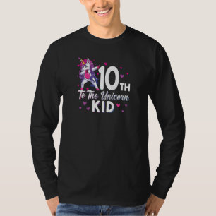 T-shirt 10ème À L'Anniversaire Enfant De La Licorne