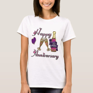T-shirt 10ème. Anniversaire