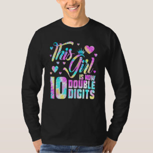 T-shirt 10ème Anniversaire Cette Fille Est Maintenant 10 C