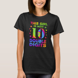 T-shirt 10ème Anniversaire Cette Fille Est Maintenant 10 C