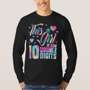 T-shirt 10ème Anniversaire Cette Fille Est Maintenant 10 C