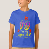 10ème chemise d'anniversaire d'étoile superbe pour