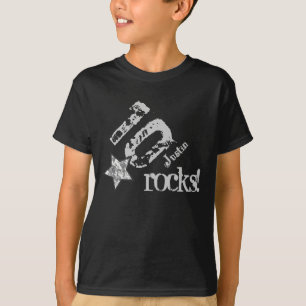 T-shirt 10ème Nombre gris de noir de cadeau d'anniversair