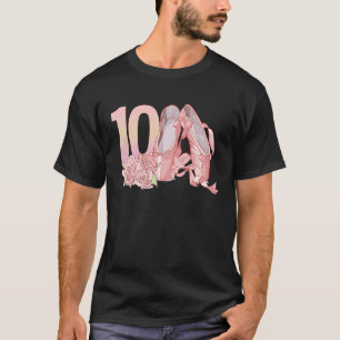 T-shirt 10h Anniversaire Ballerina Ballet Chaussures Danse
