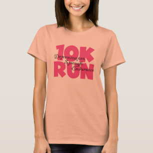 T-shirt 10K Run Sport Rose
