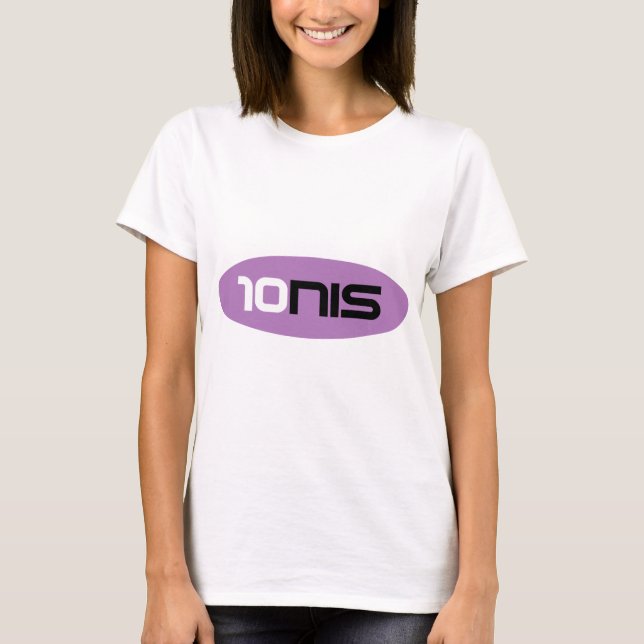 T-shirt 10NIS Brand t shir pour femmes (Devant)