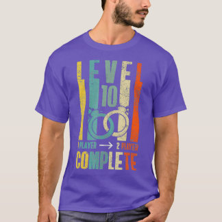 T-shirt 10th 10 year Wedding Anniversary Gift Retro Husban