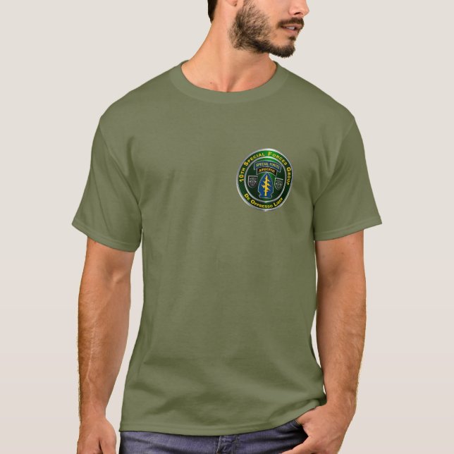 T-shirt 10th Special Forces Group Airborne (Devant)