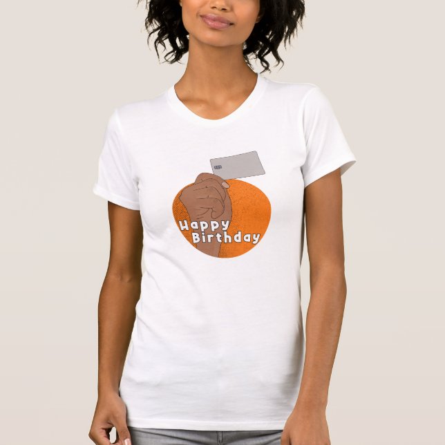 T-shirt 1107 - carte à main005 (Devant)