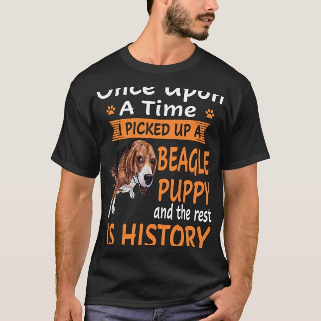 T-shirt 112 Une Sur Un Beagle De Temps Puppy (Devant)