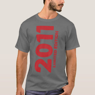 T-shirt 11 Anniversaire Vintage Né En 2011 Limité