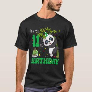 T-shirt 11 ans Anniversaire Cute Panda Zookeeper