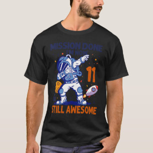 T-shirt 11 Ans Astronaut planète spatiale 11e anniversaire