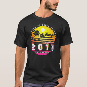T-shirt 11 Ans Avril 2011 11e Anniversaire