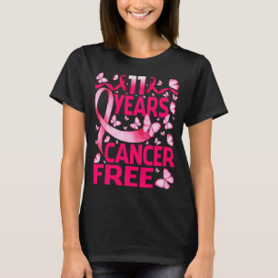 T-shirt 11 ans Cancer du sein sans survivant Papillon