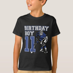 T-shirt 11 ans de hockey sur glace Thème Anniversaire 11e