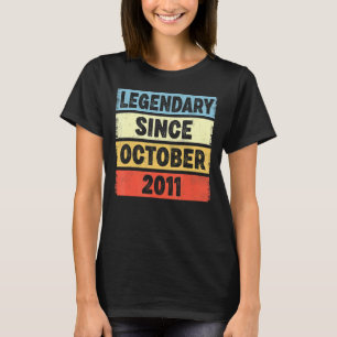 T-shirt 11 ans de légende depuis octobre 2011 11e Bir