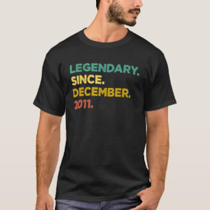 T-shirt 11 Ans Légende depuis décembre 2011 11e Birt