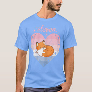 T-shirt 11 Ans Mignonne Pour Anniversaire Fille 11ème Anni