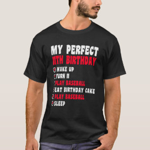 T-shirt 11 ans Mon parfait 11e anniversaire Baseball 11e