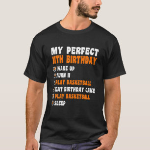 T-shirt 11 Ans Parfait 11E Anniversaire Basketball 11E