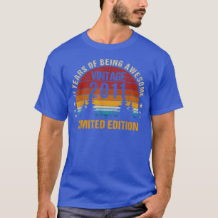 T-shirt 11 ans Vintage 2011 Limited Edition 11e Birt