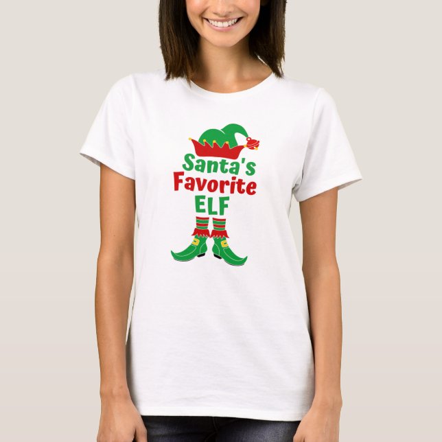 T-shirt 11 favorite de Santa (Devant)