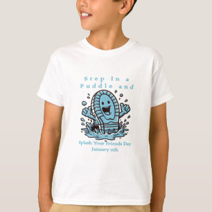 T-shirt 11 Janvier - Étape Dans Une Boule Et Passez Votre
