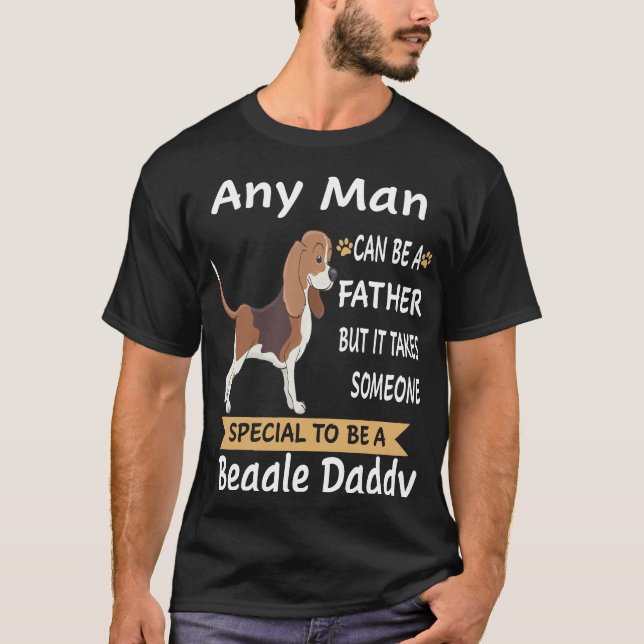T-shirt 11 N'Importe Quel Homme Beagle Papa (Devant)