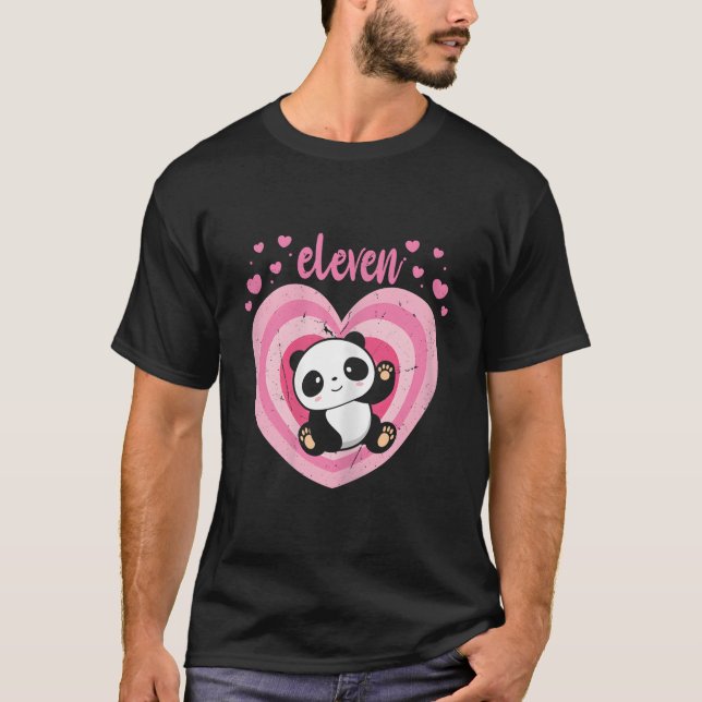 T-shirt 11 Panda 11e anniversaire (Devant)