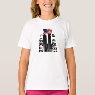 T-shirt 11 septembre Nous nous souvenons de l'hommage comm