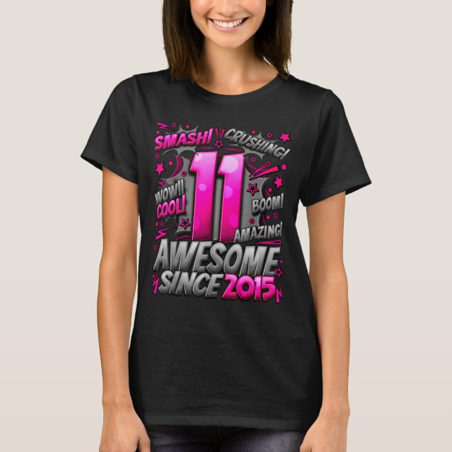 T-shirt 11 Year Old For Boys 11th Birthday Boy 11 Year Old (Devant)