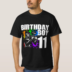 T-shirt 11 Year Old Paintball Birthday Party Boys