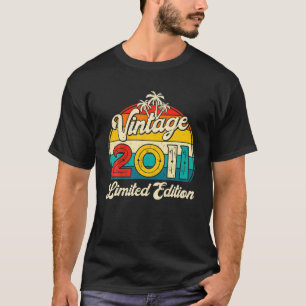 T-shirt 11 Years Old Vintage 2011 11th Birthday Party Boy