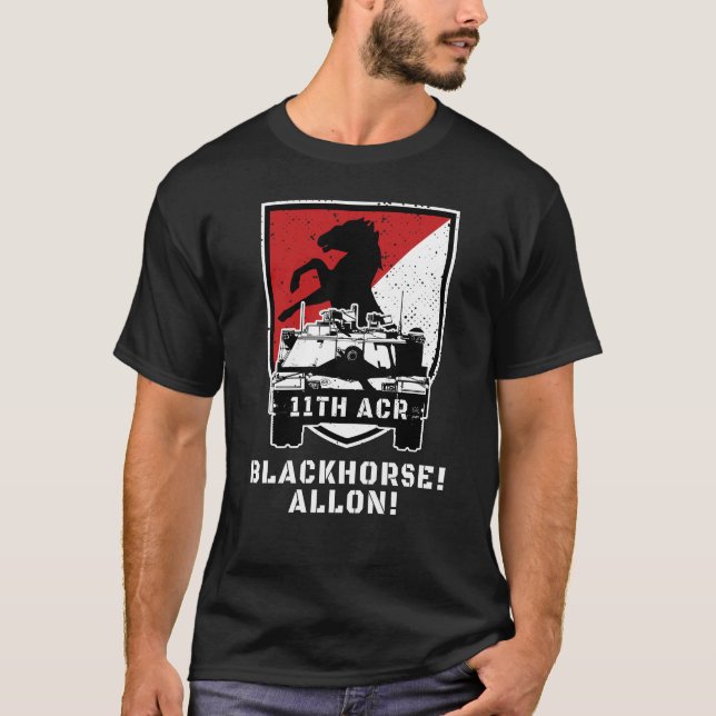 T-shirt 11e ACR : Les guerriers des Blackhorse (Devant)