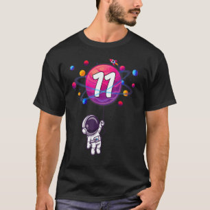 T-shirt 11e anniversaire 11 ans Anniversaire Garçon astron