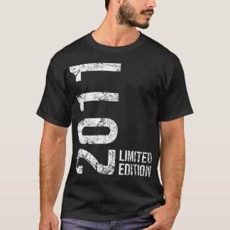 T-shirt 11e anniversaire 11 ans garçon fille Retro Vintage