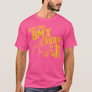 T-shirt 11E Anniversaire Boys Bmx Rider Fan