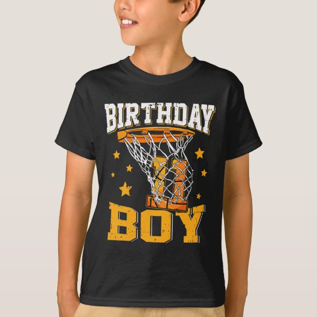T-shirt 11e anniversaire Bysketbyll garçon 11 ans Bysketby (Devant)