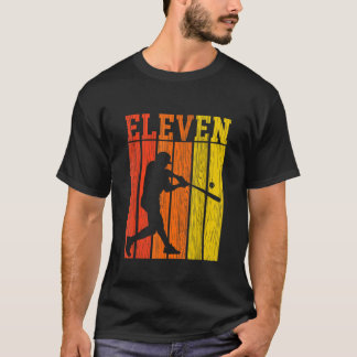 T-shirt 11e anniversaire Cadeau onze baseball Vintage 11 a
