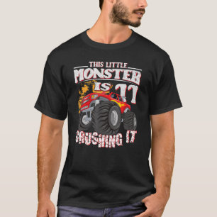 T-shirt 11e anniversaire Enfants Ce Petit Camion Monster