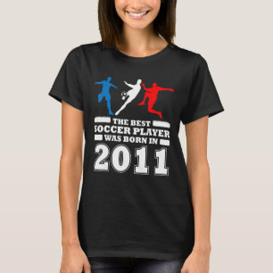 T-shirt 11e anniversaire football 11 ans joueur de footbal
