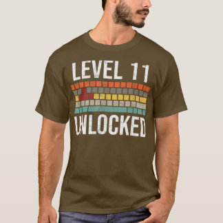 T-shirt 11e anniversaire Joueur Anniversaire pour garçons 