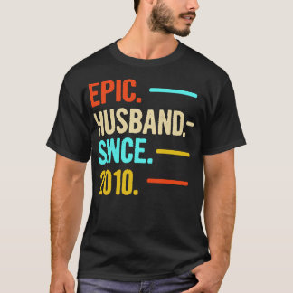 T-shirt 11e anniversaire Mariage Epic Hus depuis 2010
