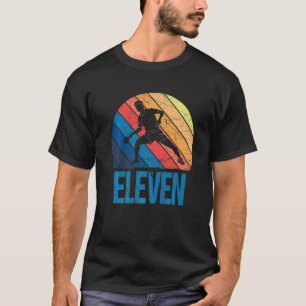 T-shirt 11e Anniversaire Retro Table Tennis 11 Ans Garçon
