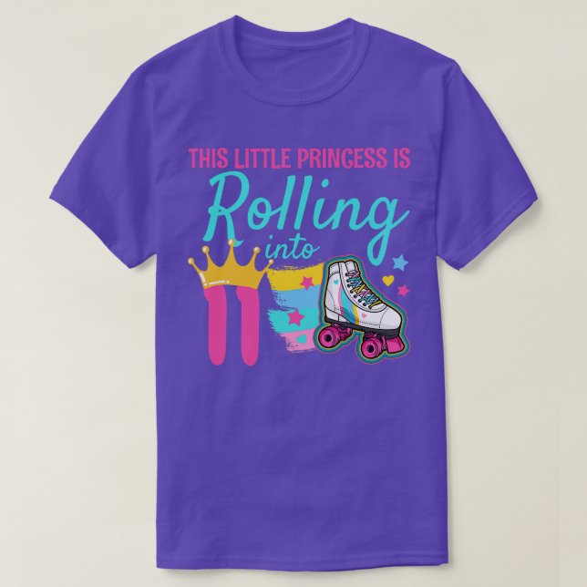 T-shirt 11e anniversaire Roller Skate 1 (Design devant)