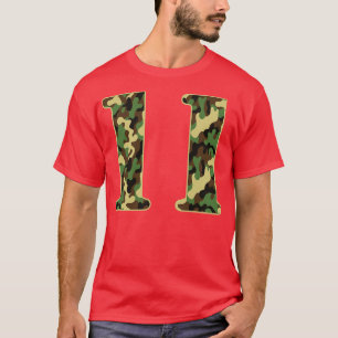 T-shirt 11e anniversaire Soldat 11 ans thème militaire