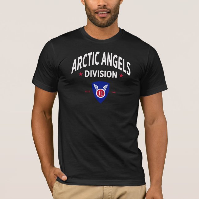 T-shirt 11e division aéroportée - Arctic Angels (Devant)